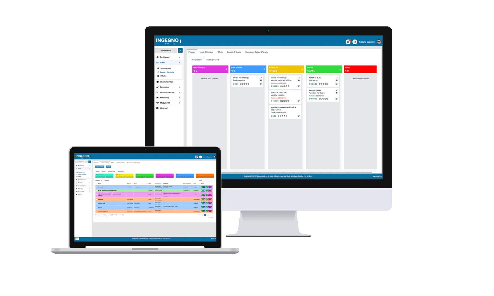 Screenshot INGEGNO CRM