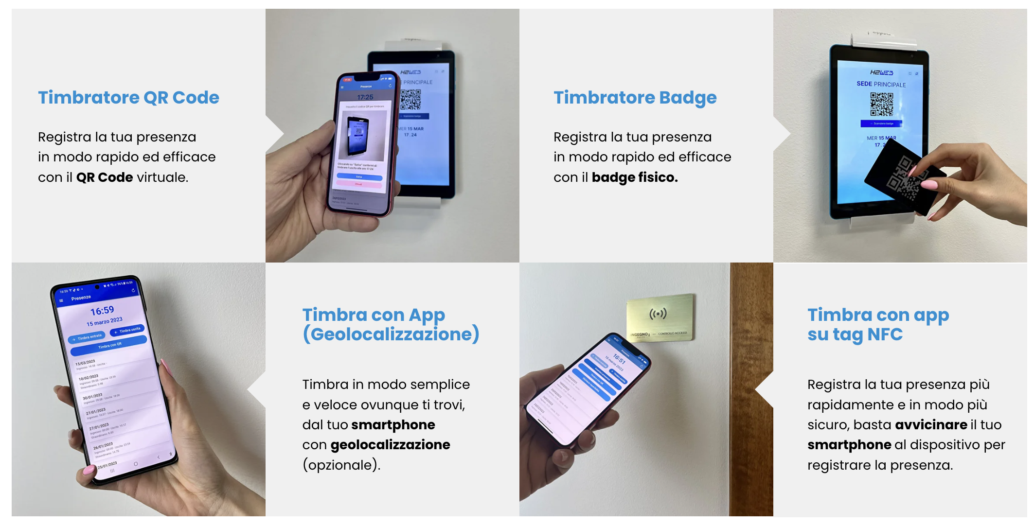 Modalità di timbratura INGEGNO HR