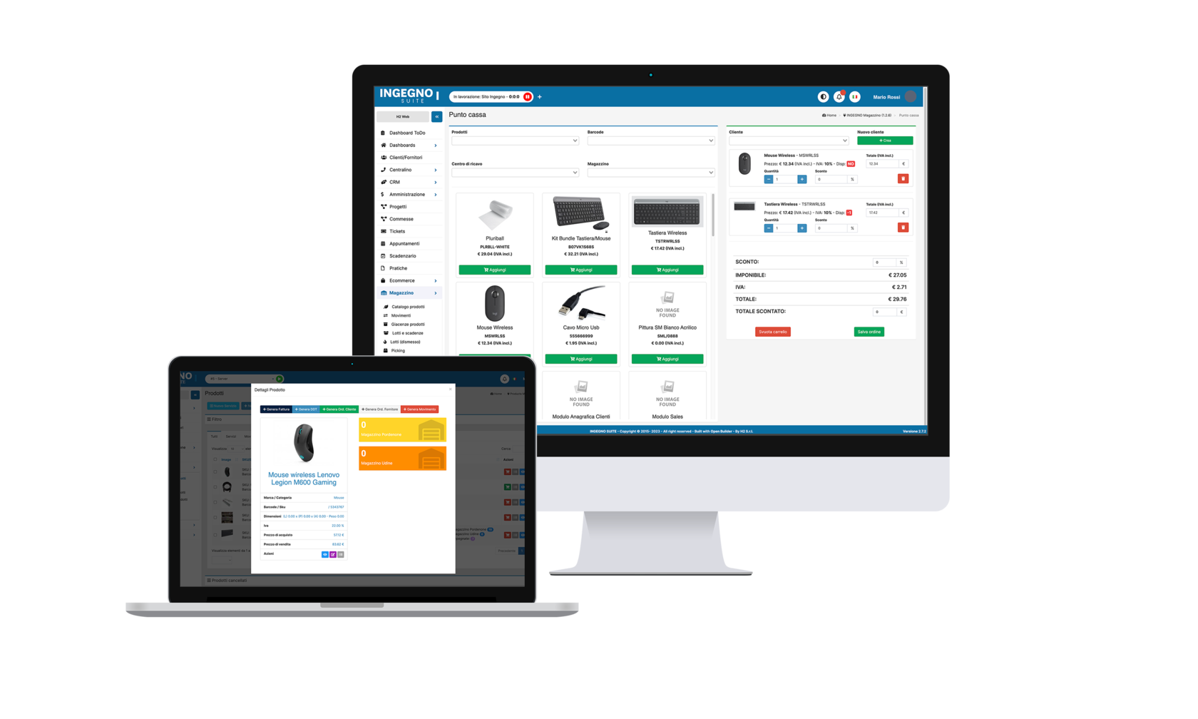 Screenshot INGEGNO Magazzino